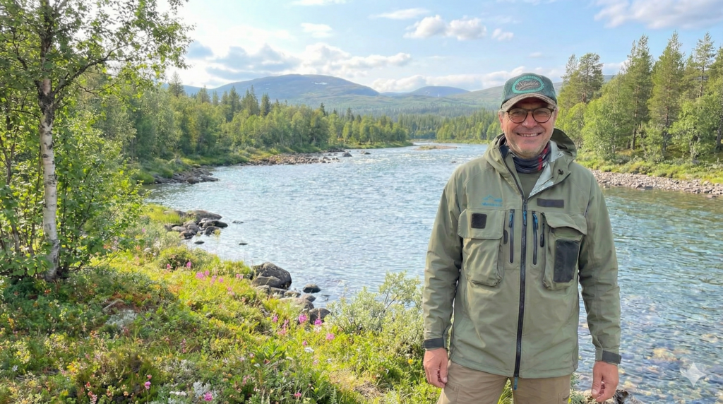 Manu Bizel, webmaster et guide de pêche